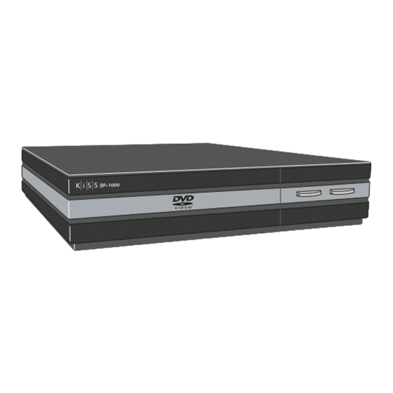 KiSS DP-1000 User Manual