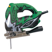 Hitachi CJ110MV - 5.8 Amp Top Handle Variable Speed Jig Saw Safety And Instruction Manual