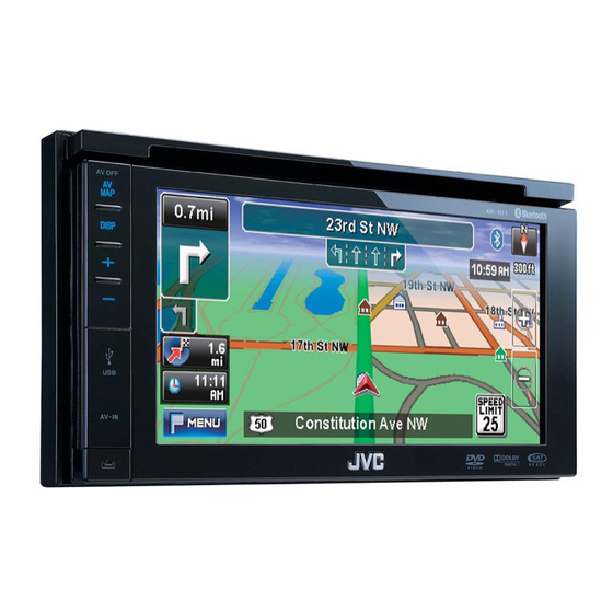 JVC KW-NT1 - Navigation System With DVD player Manuals