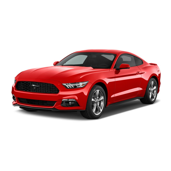 Ford Mustang 2015 Owner's Manual