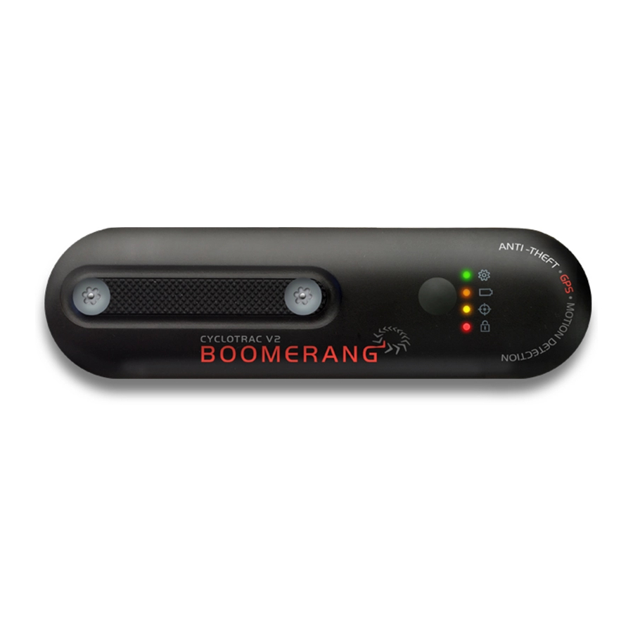 Boomerang Cyclotrac V2 Manual
