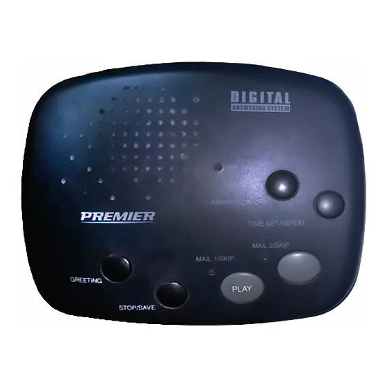 Premier PR970 User Manual