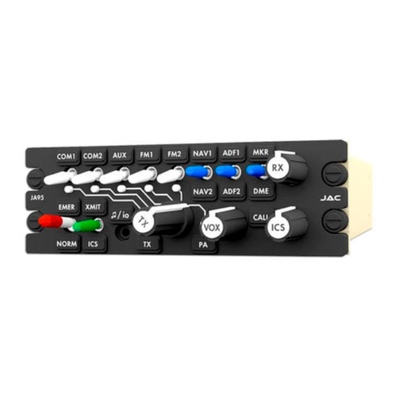 Jupiter Avionics JA95-N01 Installation And Operating Manual