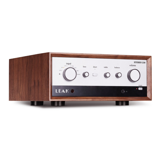 Leak STEREO 230 User Manual