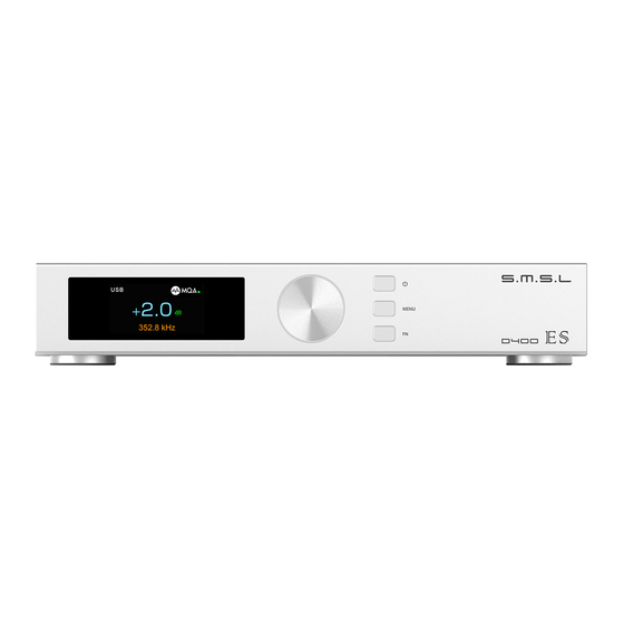 SMSL D400 ES User Manual