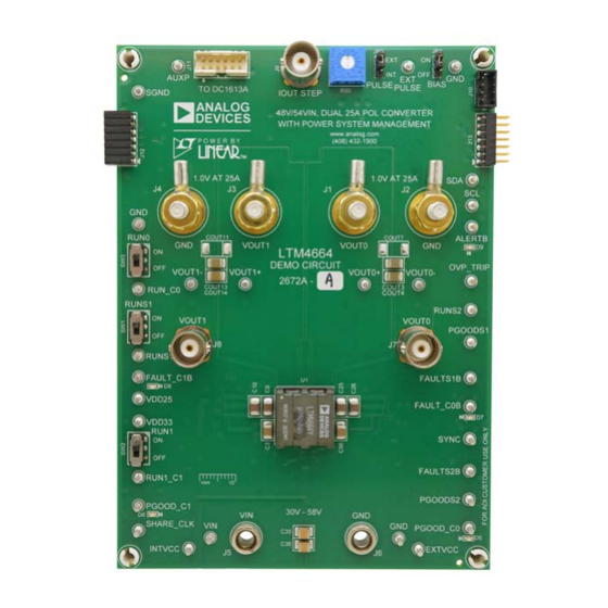 Analog Devices LINEAR DC2672A-A Demo Manual