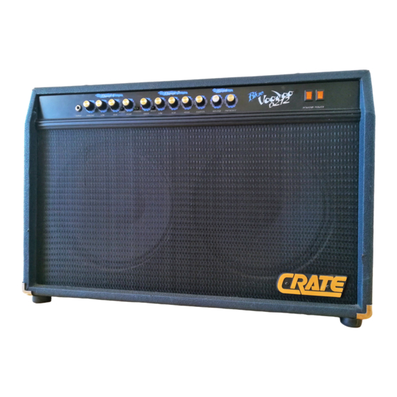 Crate BLUE VOODOO BV-60 Owner's Manual