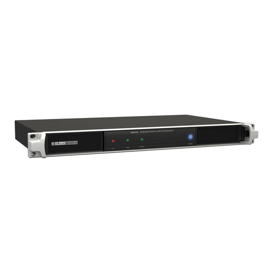 Klark Teknik DM8000 Quick Start Manual