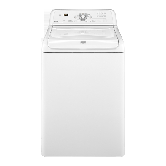 Maytag MVWB300WQ - Bravos 4.7 cu. Ft. Washer Installation Instructions Manual