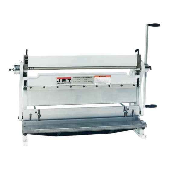Jet EQUIPMENT &TOOLS SBR-30N Owner's Manual