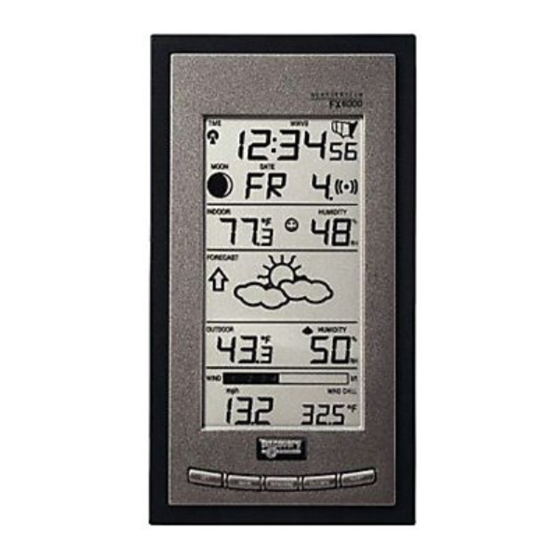 Discovery Channel Weathertech FX6000 Manual