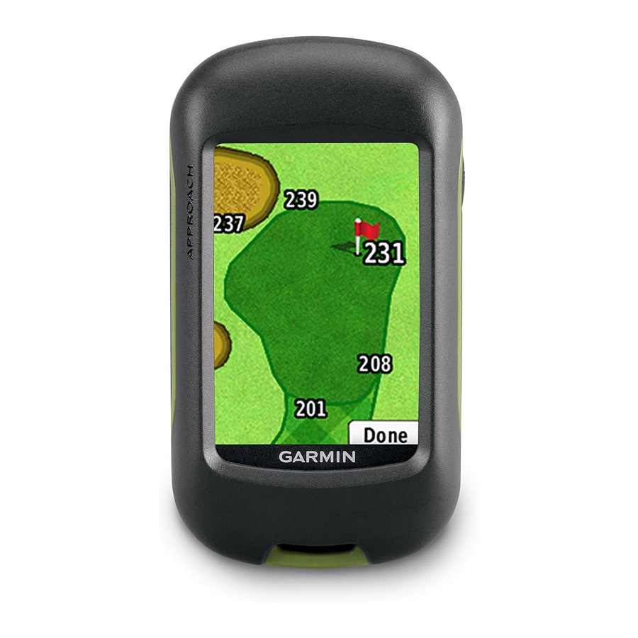 Garmin Approach G3 Owner's Manual