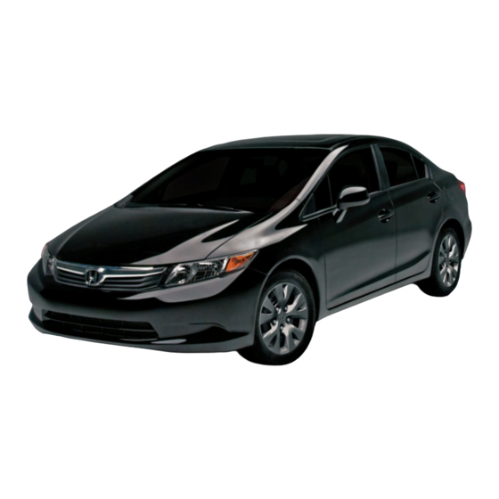 Honda 2012 CIVIC SEDAN HF Technology Reference Manual