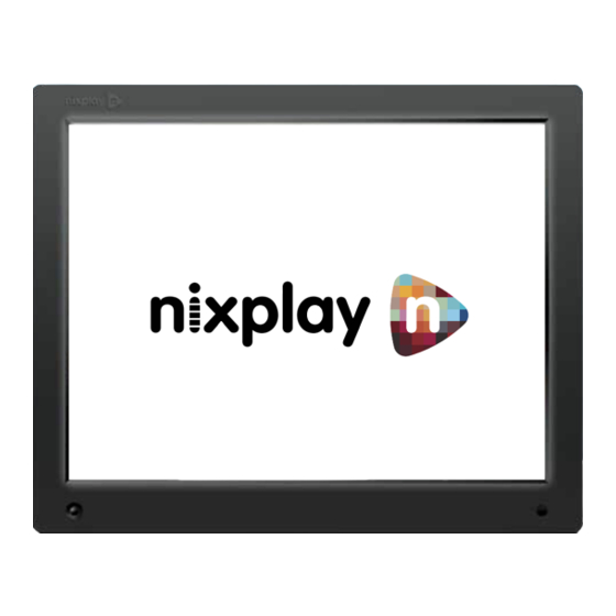 Nixplay W15A Manuals