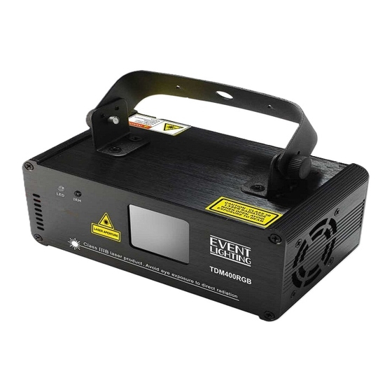 Event Lighting TDM400RGB User Manual
