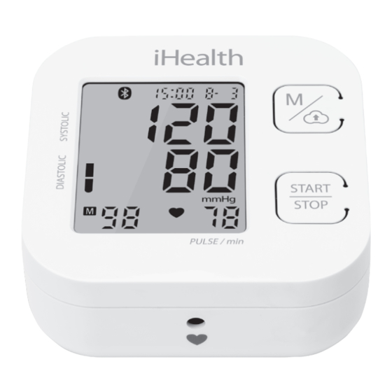 Andon Health iHealth Track Monitor Manuals
