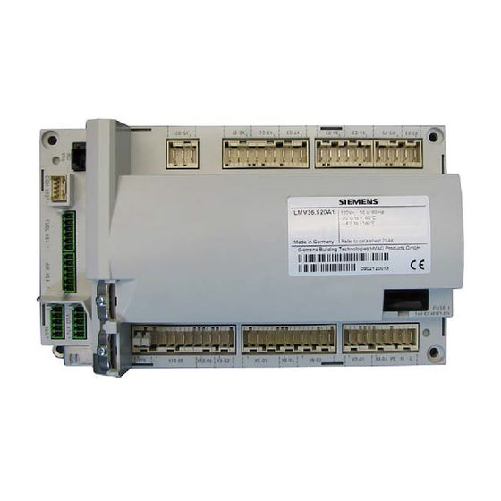 Siemens LMV36.520A1 Basic Documentation