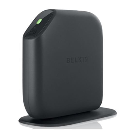 BELKIN F7D1301 WIRELESS ROUTER USER MANUAL | ManualsLib