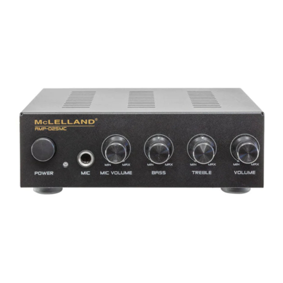 McLelland AMP-D25MC Owner's Manual
