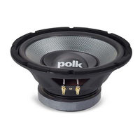 Polk Audio GNX Series Owner's Manual
