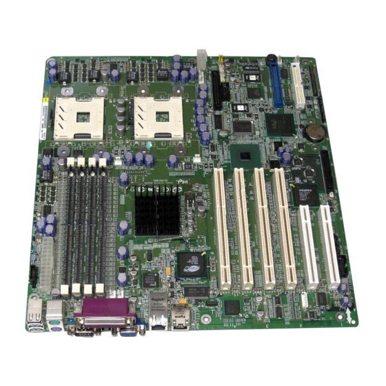 Intel SE7501BR2 - Server Board Motherboard Product Manual