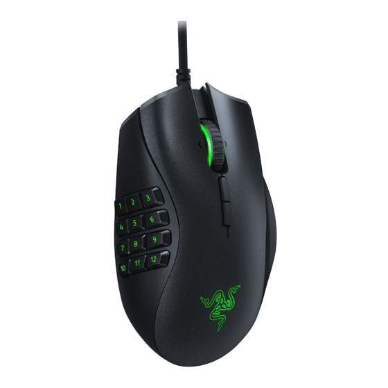 Razer Naga Quick Start Manual