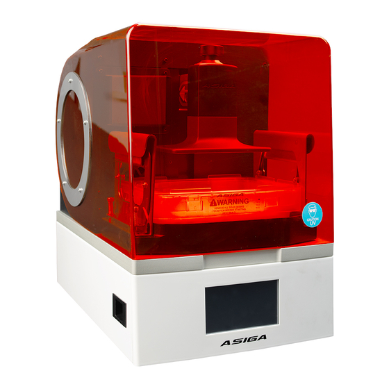 Asiga MAX User Manual
