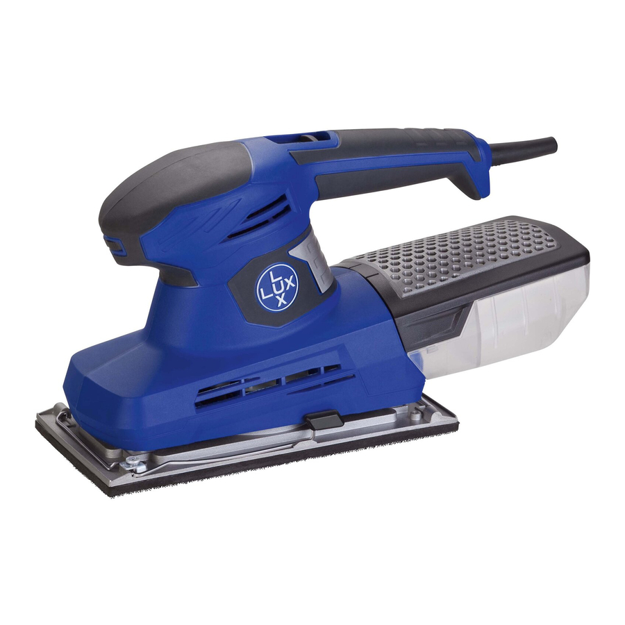 Lux Tools SWS 300 electronic Sander Manuals
