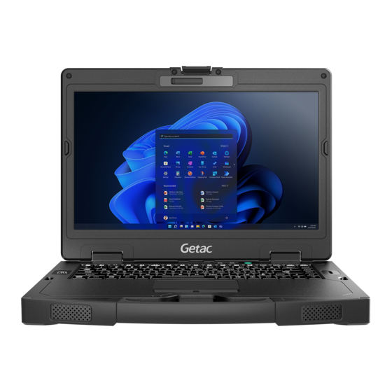 Getac S410 Series Operation Manual