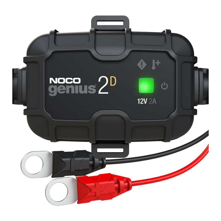 NOCO GENIUS2D - 2 Amp Direct-Mount Battery Charger and Maintainer Manual