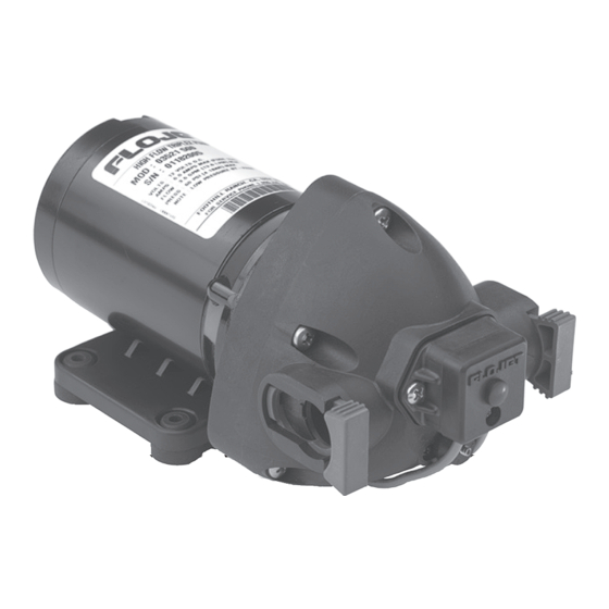Xylem FLOJET R3521 Series Instruction Manual