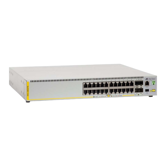 Allied Telesis AT-IX5-28GPX Manual