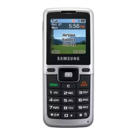 Samsung SGH T101G User Manual