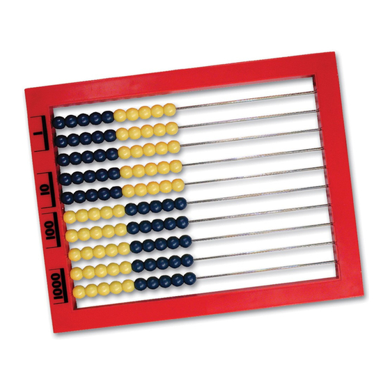 Learning Resources Horizontal ABACUS Manual