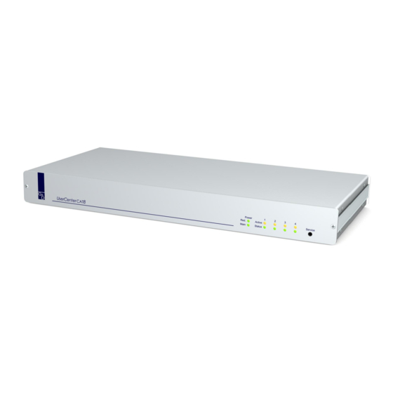 G&D UserCenter CAT8-Audio Installation Manual