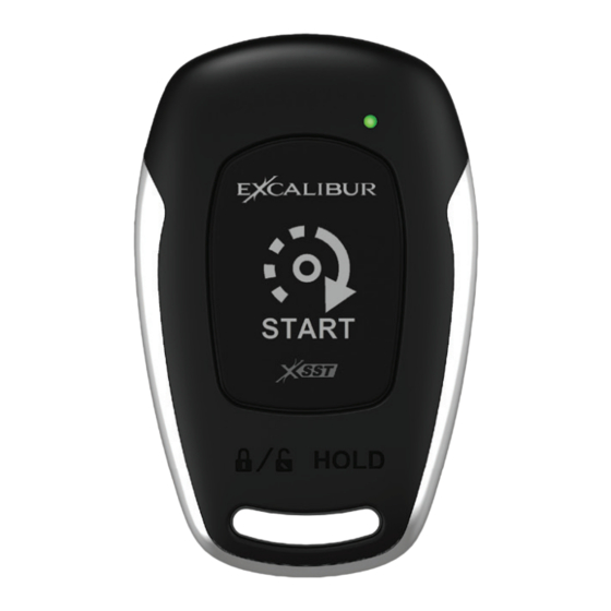 CarAlarm EXCALIBUR Quick Start Operation Manual