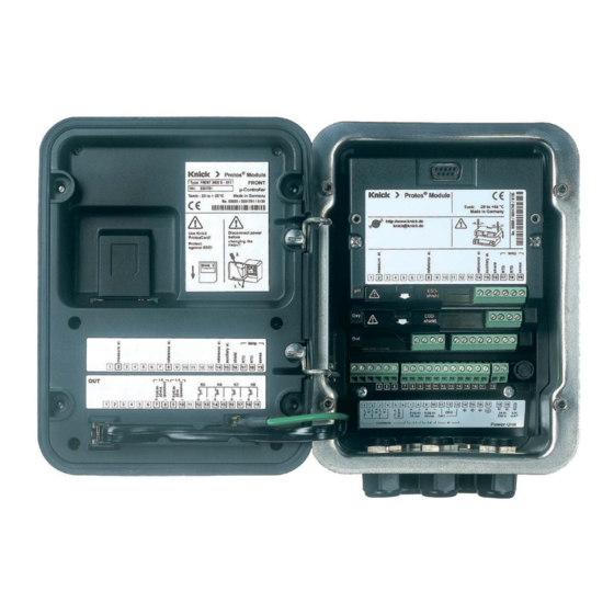 Knick Protos OXY 3400-067 User Manual