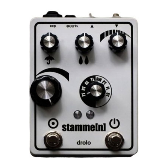Drolo Stamme n Manual