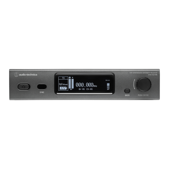 Audio Technica ATW-R3210N Manuals