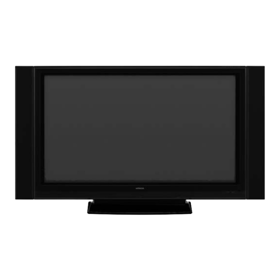 Hitachi P50XR01E Service Manual