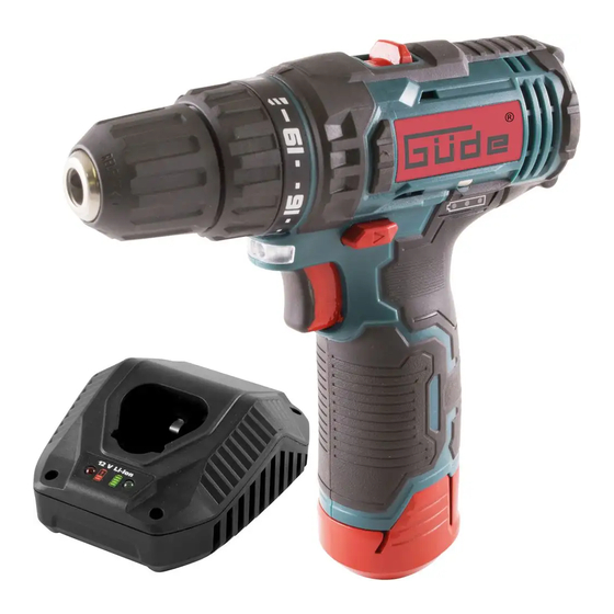 GÜDE BSA 12-201-20 K Translation Of The Original Instructions