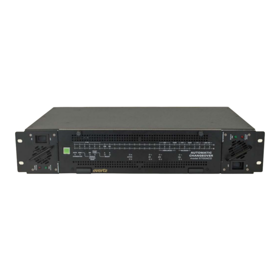evertz 5700ACO User Manual