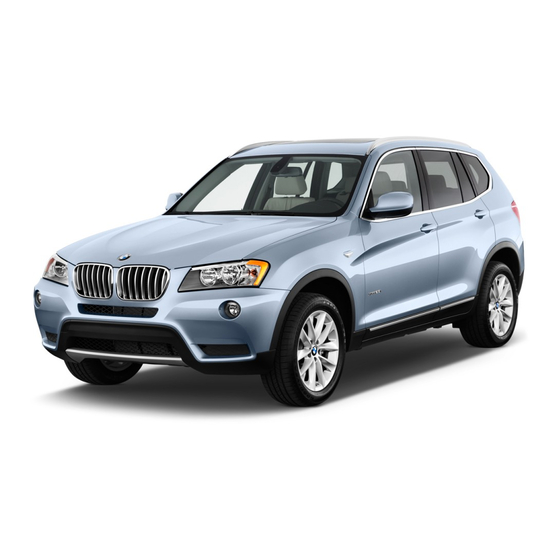 BMW X3 Owner's Manual