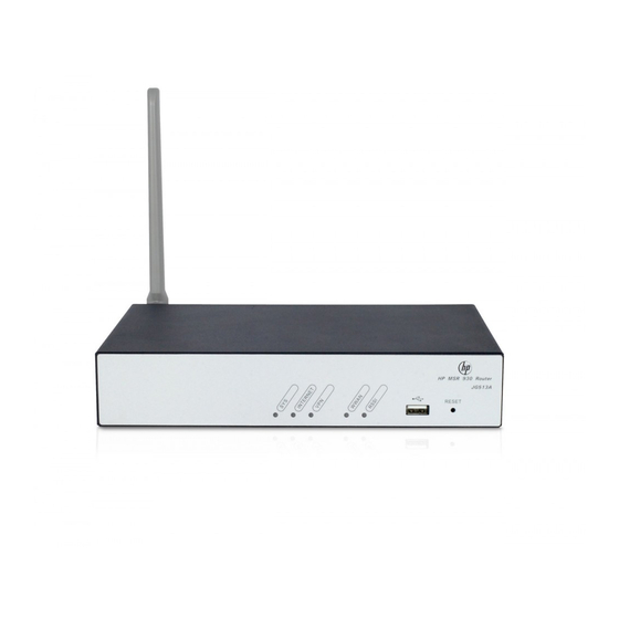 H3C MSR 930 Installation Manual