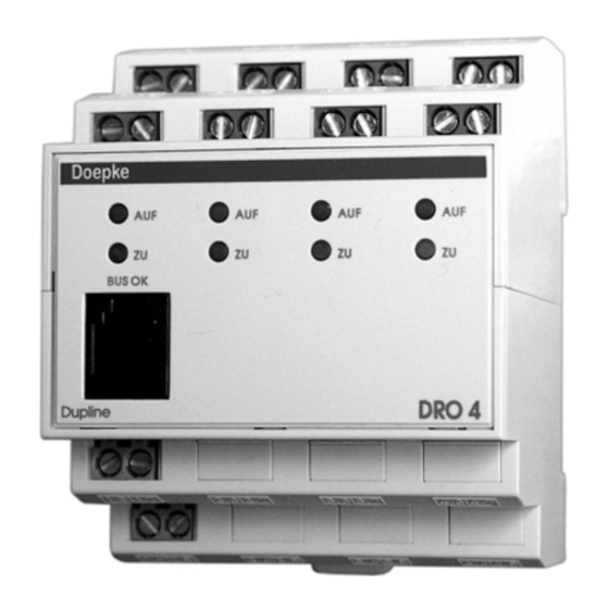 Doepke Dupline DRO 4 Operating Instructions Manual