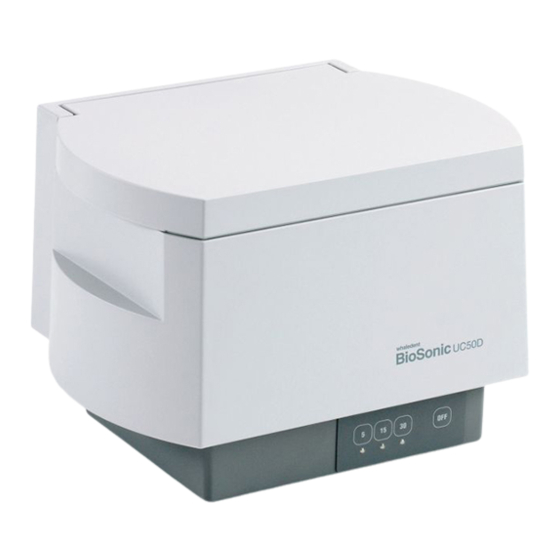 coltene/whaledent BioSonic UC50D Owner's Manual