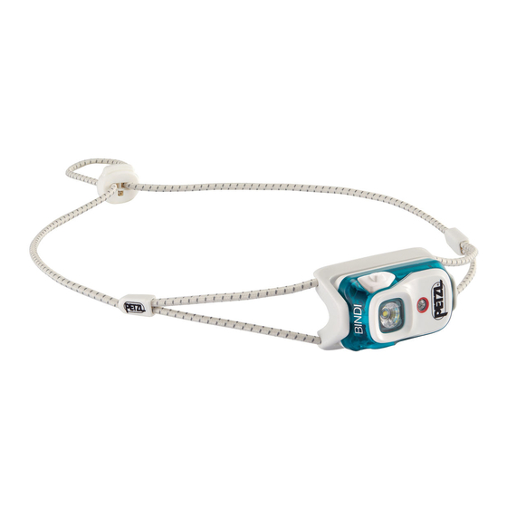 Petzl BINDI Manual