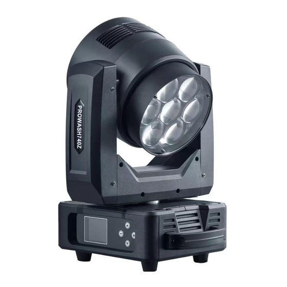 involight PROWASH740Z User Manual