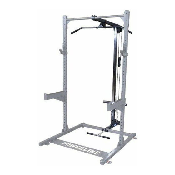 Body Solid POWERLINE PLA500 Owner's Manual
