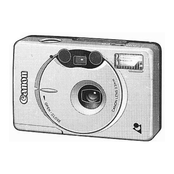 Canon ELPHLT - ELPH LT APS Camera Instruction Manual